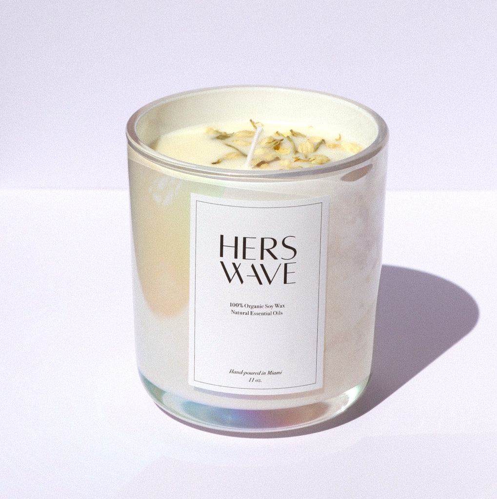 Premium 100% Organic Soy Wax Candle with Essential Oils Shop Hers Wave