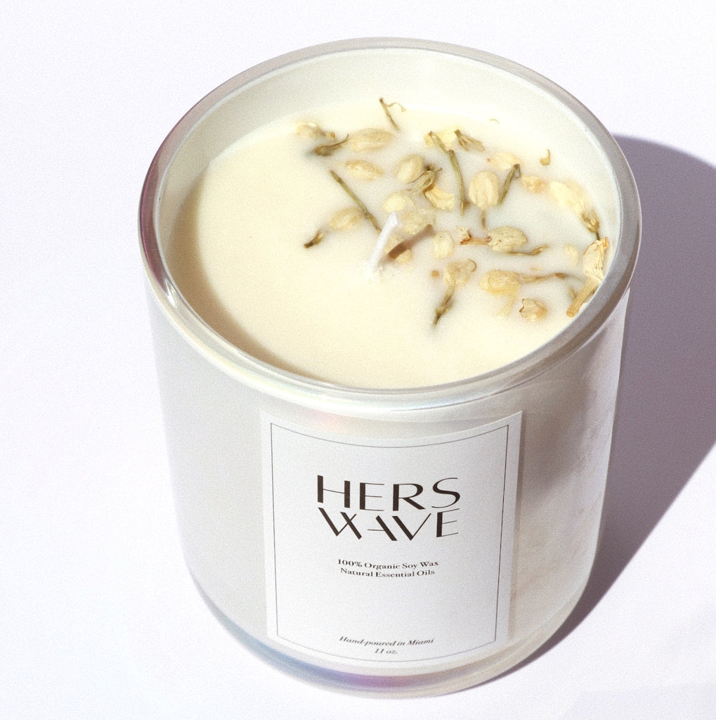 Premium 100% Organic Soy Wax Candle with Essential Oils Shop Hers Wave