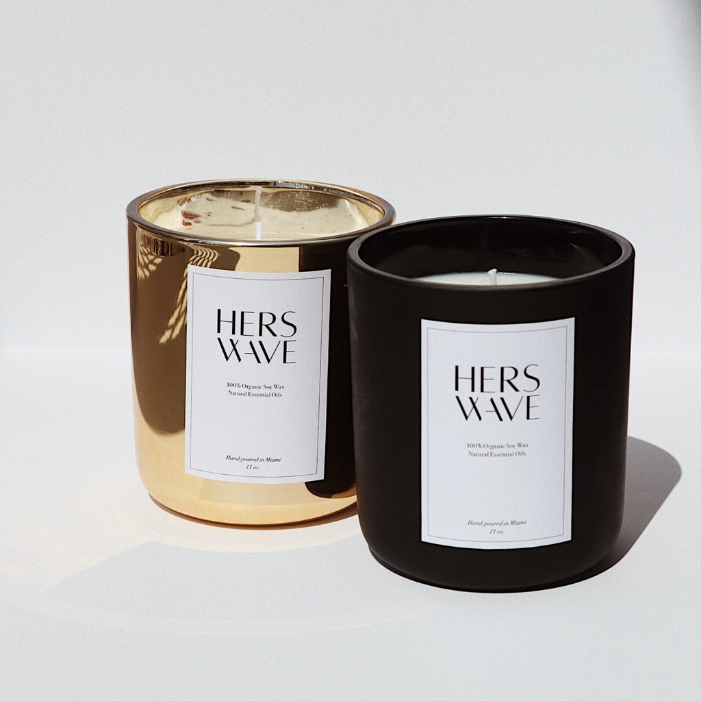 Hers Wave Sweet Tobacco Natural Soy Wax Candle