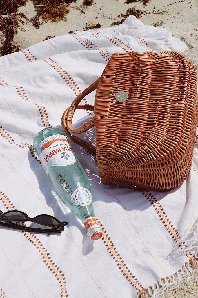 Hers Wave Handmade wicker straw bag basket summer beach accessory fashion