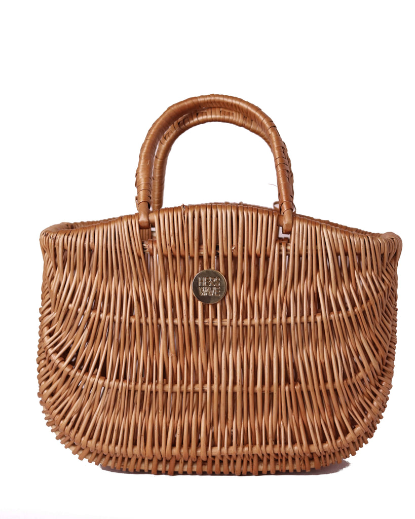 Hers Wave Handmade wicker straw bag basket summer beach accessory fashion