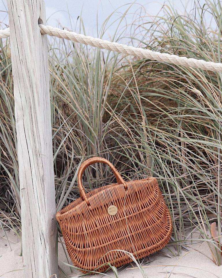 Hers Wave Handmade wicker straw bag basket summer beach accessory fashion