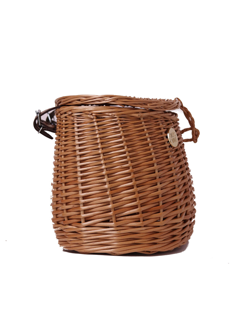 Hers Wave Amsterdam Handmade Bicycle Bike Basket Wicker Straw 