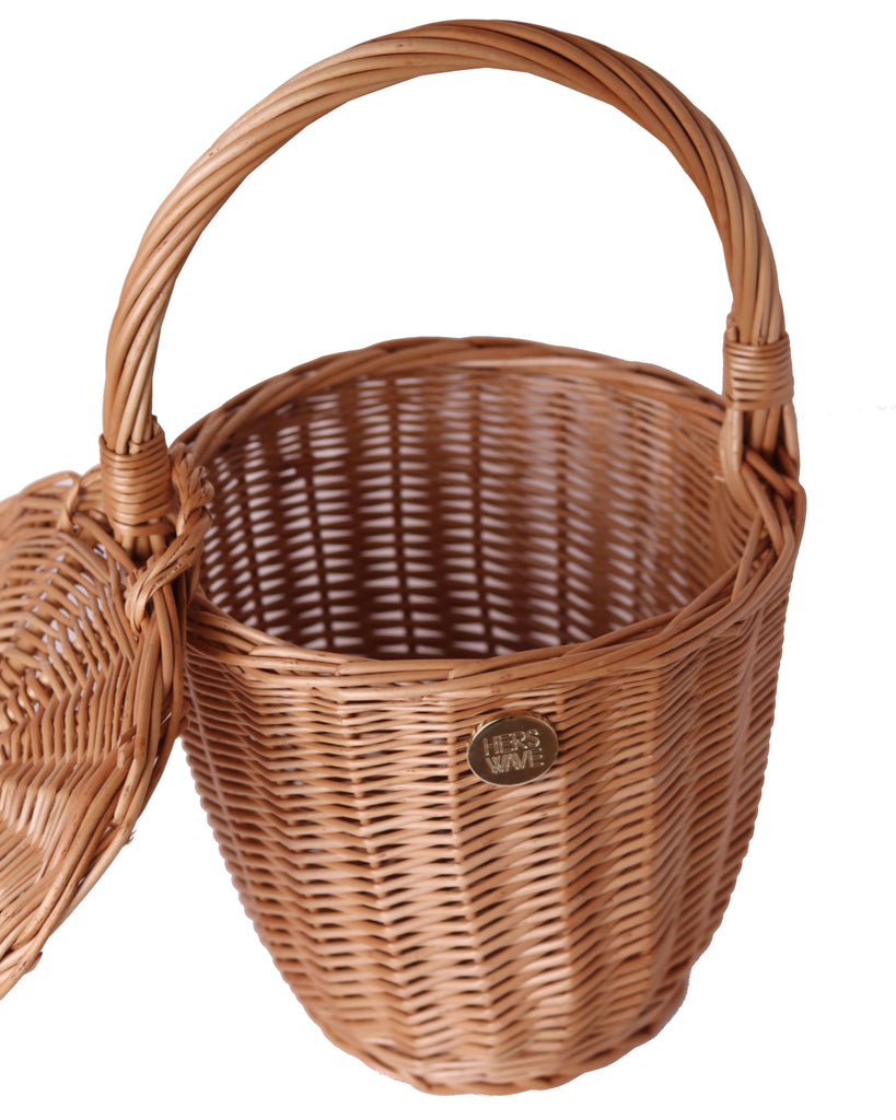 Hers Wave Handmade wicker straw bag basket summer beach accessory fashion